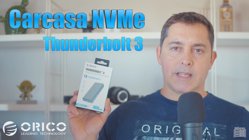 Carcasa NVMe Thunderbolt 3 de Orico