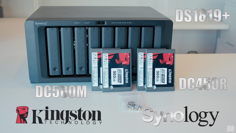 Preparación kingston Synology DS1819+ SSD para servidores
