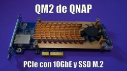 QM2 de QNAP PCIe 10GbE SSD M.2