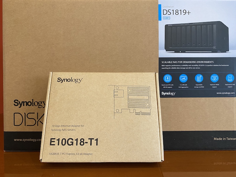 red 10G Synology e10g18-t1