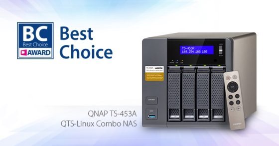 TS-453A galardonado en la COMPUTEX Best Choice Award 2016