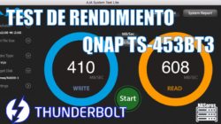 Test de rendimiento Thunderbolt del TS-453BT3 de QNAP