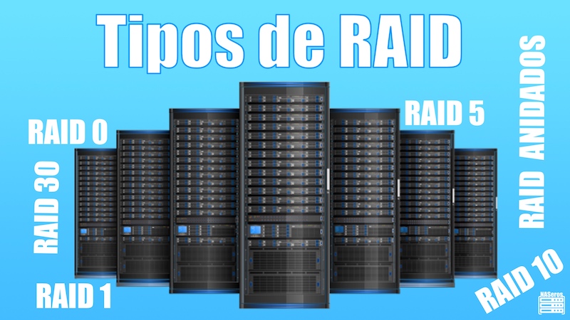 que RAID podemos configurar en servidores
