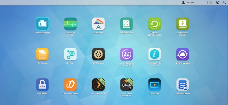 asustor as4002t as4004t interfaz web