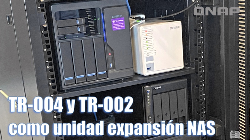 configuración QNAP TR-004 unidad expansión NAS