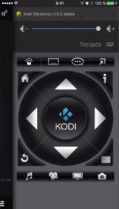 controlar Kodi con un smartphone con el navegador de direcciones