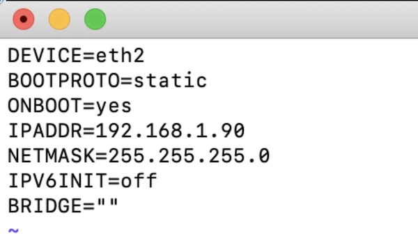 ifcfg-eth2 en synology