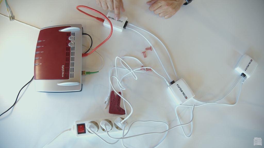 instalación 2 kit dúplex fibra plástica actelser