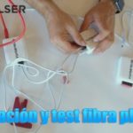 Instalación y test de velocidad fibra plástica (POF) de Actelser