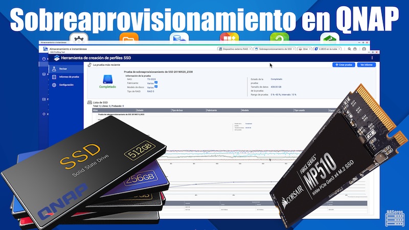 Sobreaprovisionamiento en QNAP (over provisioning SSD)