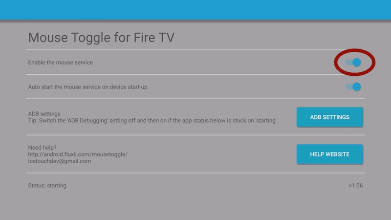 raton virtual Amazon Fire TV Stick remote