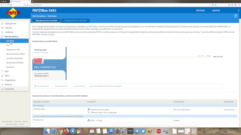 Configuración Fritzbox 5491 con ONT GPON integrado - NASeros