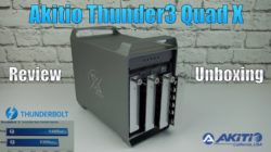 Review Akitio Thunder3 Quad X